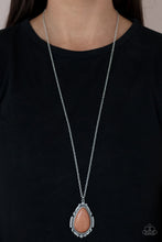 Load image into Gallery viewer, Western Fable- Brown and Silver Necklace- Paparazzi Accessories