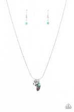Load image into Gallery viewer, Wildly WANDER-ful- Blue and Silver Necklace- Paparazzi Accessories