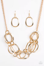 Load image into Gallery viewer, Circus Chic- Gold Necklace- Paparazzi Accessories