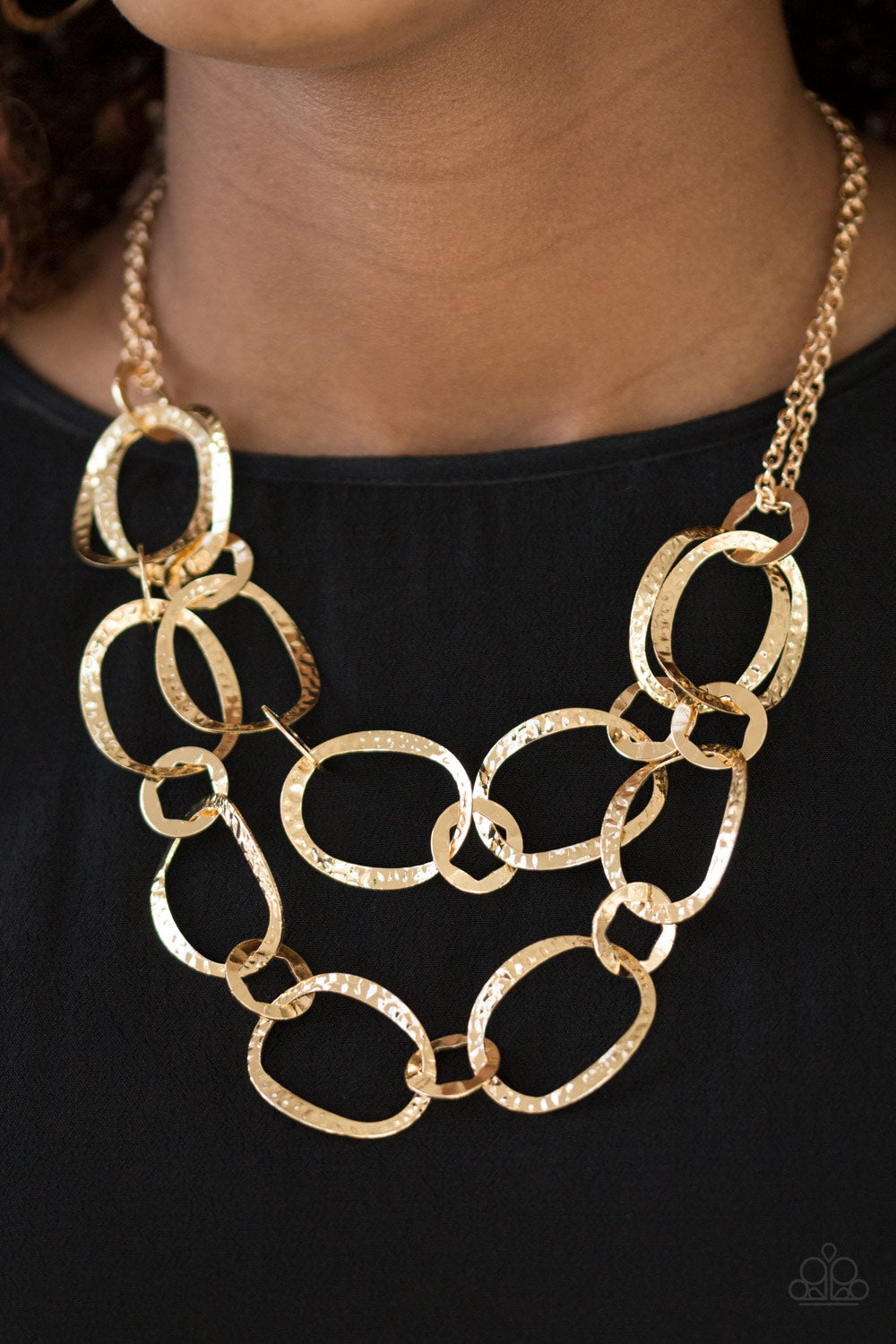 Circus Chic- Gold Necklace- Paparazzi Accessories
