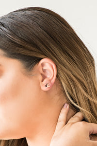 Fire Drill- Gold Earrings- Paparazzi Accessories