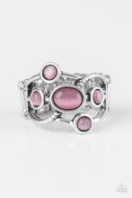 Load image into Gallery viewer, Moon Mood- Purple and Silver Ring- Paparazzi Accessories