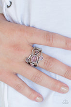 Load image into Gallery viewer, Moon Mood- Purple and Silver Ring- Paparazzi Accessories