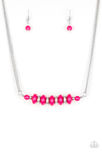 Load image into Gallery viewer, On Mountain Time- Pink and Silver Necklace- Paparazzi Accessories