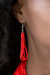 The Show Must CONGO On!- Red Necklace- Paparazzi Accessories