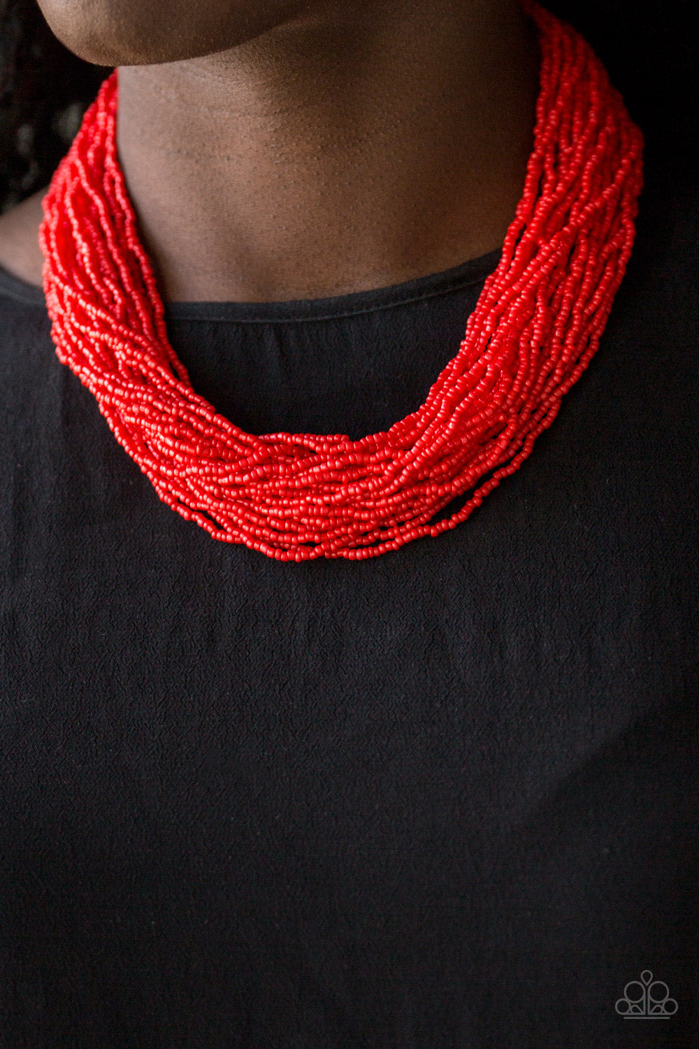 The Show Must CONGO On!- Red Necklace- Paparazzi Accessories