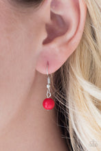 Load image into Gallery viewer, The SUMMERTIME Of Your Life- Red and Silver Necklace- Paparazzi Accessories