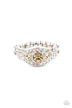 Load image into Gallery viewer, Celestial Crowns- Yellow and Silver Ring- Paparazzi Accessories