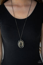Load image into Gallery viewer, Classic Convergence- Multi-toned Gunmetal Necklace- Paparazzi Accessories