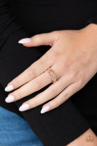 Daisy Dapper- Rose Gold Ring- Paparazzi Accessories