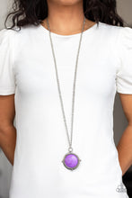 Load image into Gallery viewer, Desert Equinox- Purple and Silver Necklace- Paparazzi Accessories