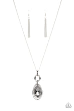 Load image into Gallery viewer, Glamorously Glaring- Silver Necklace- Paparazzi Accessories