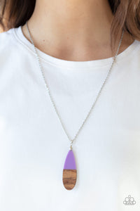 Going Overboard- Purple and Brown Necklace- Paparazzi Accessories