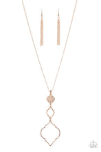 Load image into Gallery viewer, Marrakesh Mystery- Rose Gold Necklace- Paparazzi Accessories