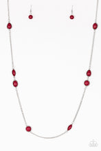 Load image into Gallery viewer, Pacific Piers- Red and Silver Necklace- Paparazzi Accessories