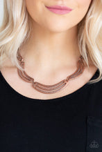 Load image into Gallery viewer, Palm Springs Pharaoh- Copper Necklace- Paparazzi Accessories
