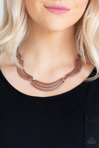 Palm Springs Pharaoh- Copper Necklace- Paparazzi Accessories