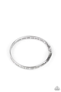 Perfect Present- Silver Bracelet- Paparazzi Accessories