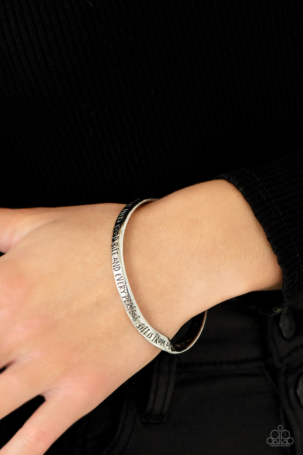 Perfect Present- Silver Bracelet- Paparazzi Accessories