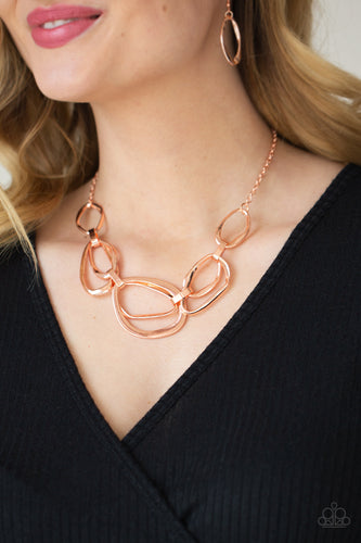 Prehistoric Heirloom- Copper Necklace- Paparazzi Accessories