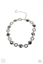 Load image into Gallery viewer, Rhinestone Rollout- Silver Necklace- Paparazzi Accessories