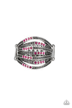 Load image into Gallery viewer, Securing My Finances- Pink and Silver Ring- Paparazzi Accessories