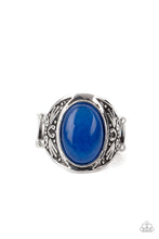 Load image into Gallery viewer, Sedona Dream- Blue and Silver Ring- Paparazzi Accessories