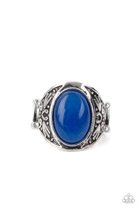 Sedona Dream- Blue and Silver Ring- Paparazzi Accessories