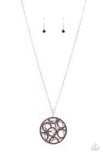 Load image into Gallery viewer, Thanks A MEDALLION- Purple and Silver Necklace- Paparazzi Accessories