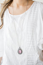 Load image into Gallery viewer, Total Tranquility- Pink and Silver Necklace- Paparazzi Accessories