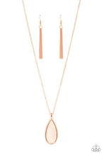 Load image into Gallery viewer, Yacht Ready- White and Copper Necklace- Paparazzi Accessories