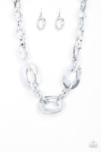 Load image into Gallery viewer, All In-VINCIBLE- Silver Necklace- Paparazzi Accessories