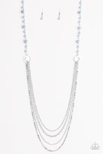 Load image into Gallery viewer, Contemporary Cadence- Blue and Silver Necklace- Paparazzi Accessories