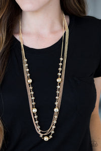 High Standards- Gold Necklace- Paparazzi Accessories