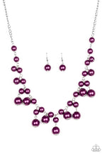 Load image into Gallery viewer, Soon To Be Mrs.- Purple and Silver Necklace- Paparazzi Accessories