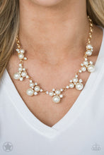 Load image into Gallery viewer, Toast To Perfection- White and Gold Necklace- Paparazzi Accessories