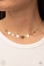 Load image into Gallery viewer, Dainty Desire- Gold Necklace- Paparazzi Accessories