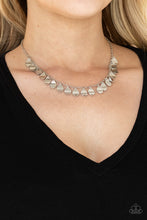 Load image into Gallery viewer, Dainty DISCovery- Silver Necklace- Paparazzi Accessories