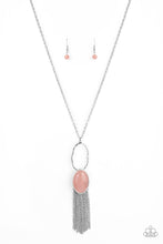 Load image into Gallery viewer, Dewy Desert- Pink and Silver Necklace- Paparazzi Accessories