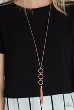 Load image into Gallery viewer, Diva In Diamonds- Copper Necklace- Paparazzi Accessories