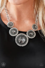 Load image into Gallery viewer, Global Glamour- Silver Necklace- Paparazzi Accessories