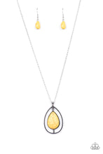 Load image into Gallery viewer, Here Today, PATAGONIA Tomorrow- Yellow and Silver Necklace- Paparazzi Accessories