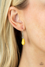 Load image into Gallery viewer, Here Today, PATAGONIA Tomorrow- Yellow and Silver Necklace- Paparazzi Accessories