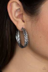 Laurel Gardens- Silver Earrings- Paparazzi Accessories