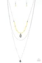 Load image into Gallery viewer, Mild Wild- Yellow and Silver Necklace- Paparazzi Accessories
