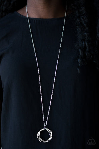 Millennial Minimalist- Silver Necklace- Paparazzi Accessories