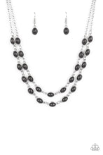 Load image into Gallery viewer, Sahara Safari- Black and Silver Necklace- Paparazzi Accessories