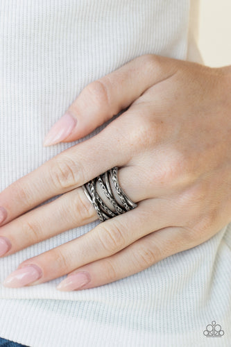Switching Gears- Silver Ring- Paparazzi Accessories