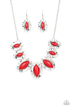 Load image into Gallery viewer, Terra Color- Red and Silver Necklace- Paparazzi Accessories