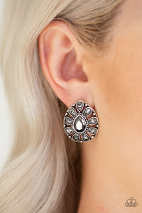 Treasure Retreat- Silver Earrings- Paparazzi Accessories